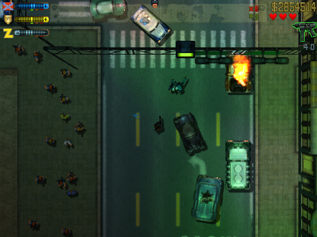 GTA 2 gameplay image (1999)